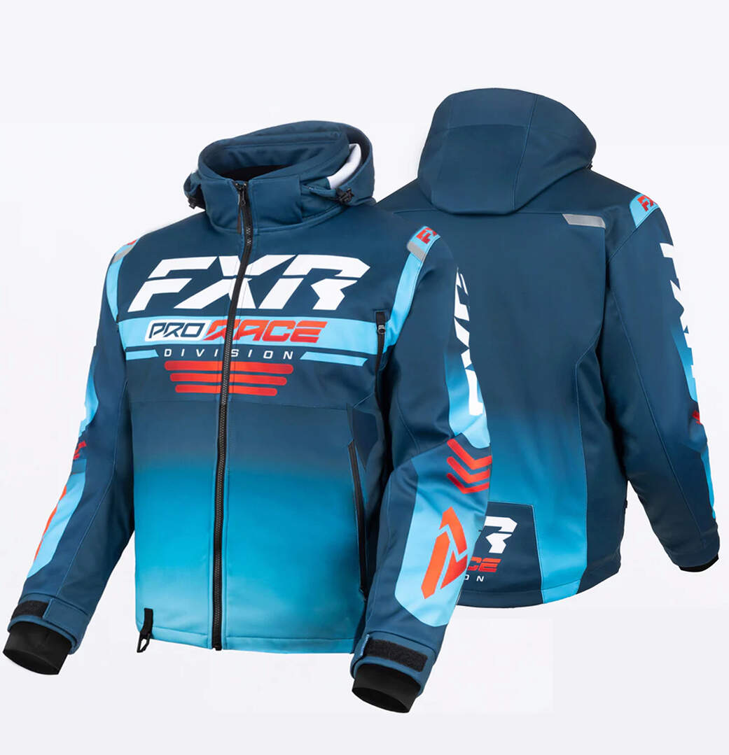 Куртка для снегохода FXR RRX №2 blue (текстиль) (S)