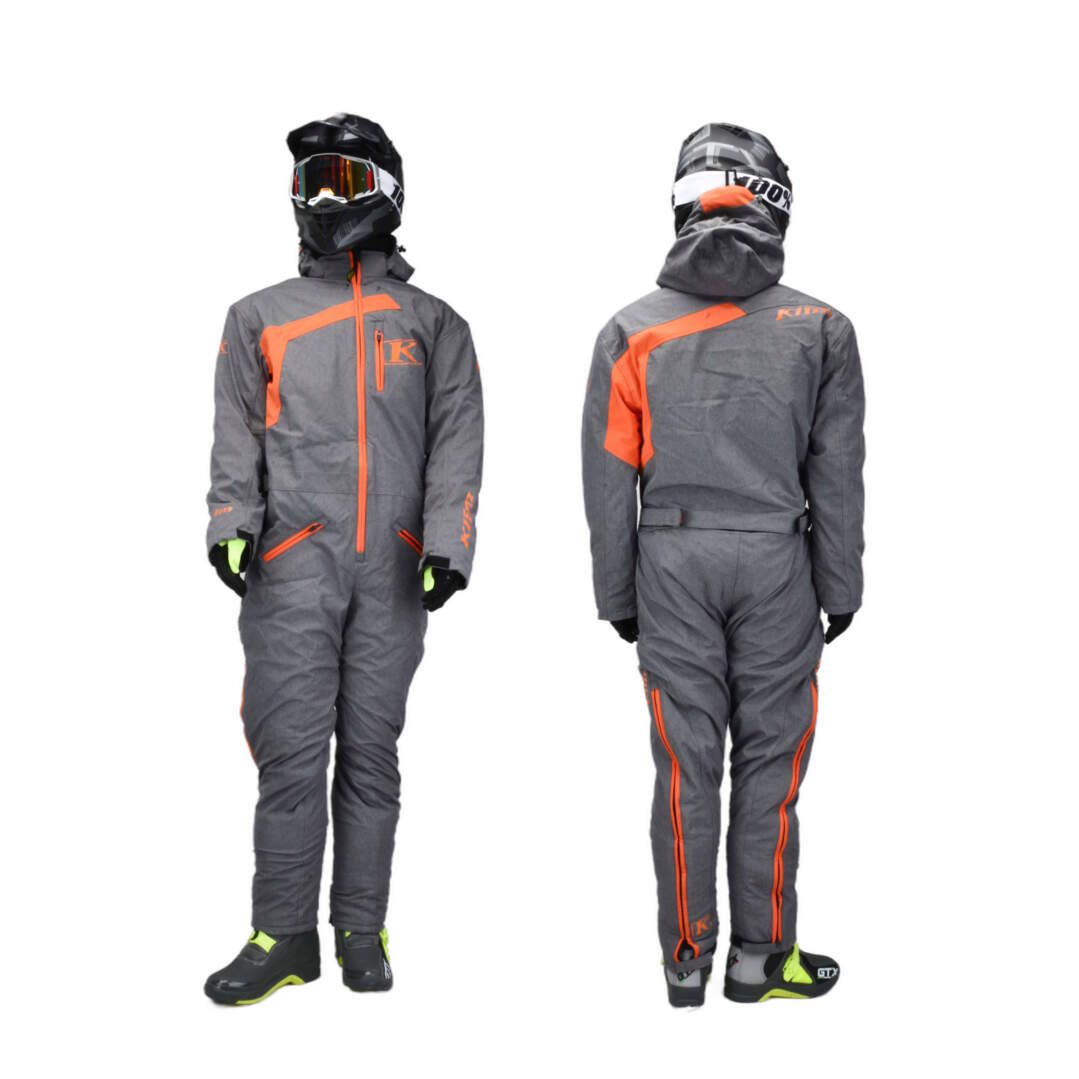Комбинезон для снегохода KLIM RIPSA ONE-PIECE №2 gray-orange (текстиль) (S)