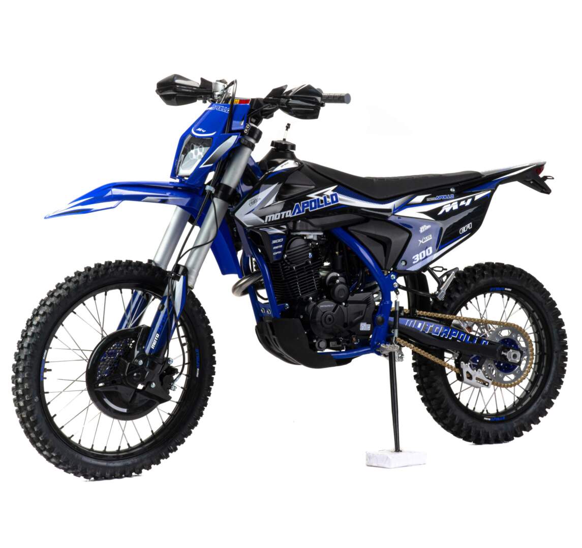 Мотоцикл Кросс Moto Apollo M4 300 EFI (175FMM PR5) синий РАСПРОДАЖА