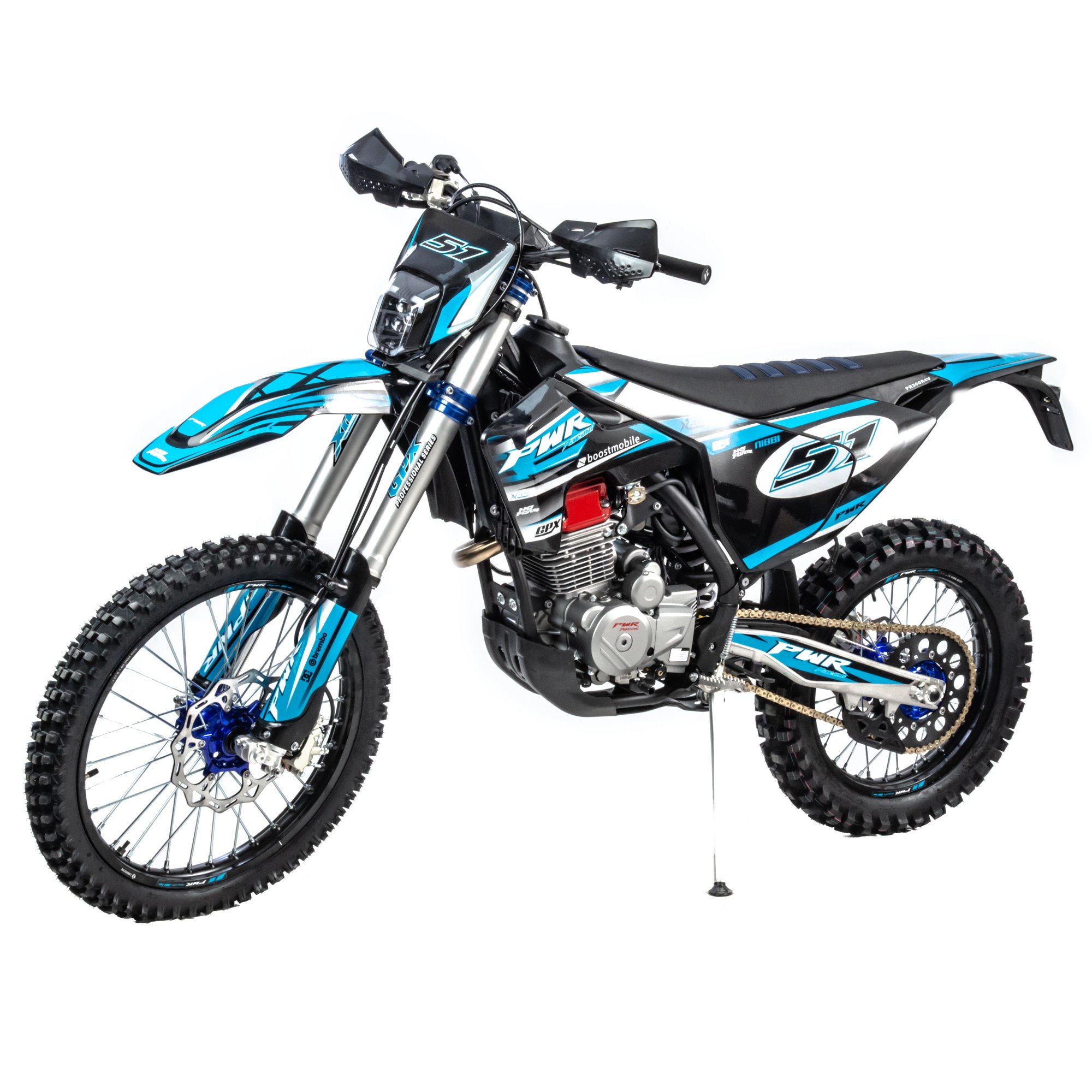 Мотоцикл Кросс PWR FS300 (PR5 4V) синий РАСПРОДАЖА